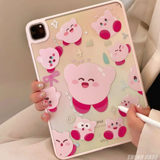 เคสใส ลายการ์ตูน Kirby สําหรับ iPad Pro 11 iPad Air 5 4 3 7th 8th 9th 10.2 2021 iPad 10th Generation 2022