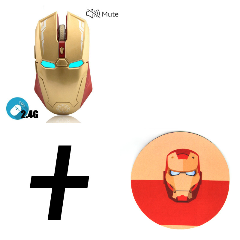 เมาส์เล่นเกมไร้สาย-iron-man-2-4g-6-ปุ่ม-1600-dpi-mouse