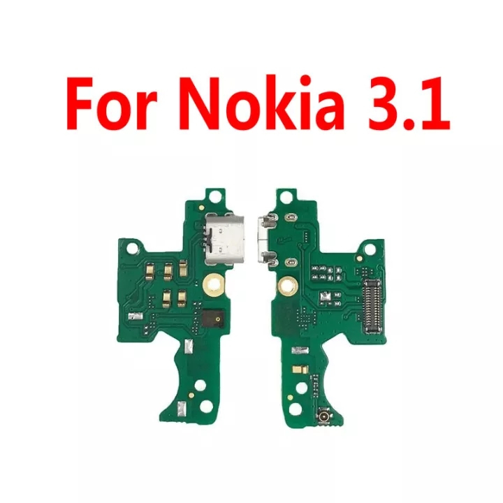 พอร์ตชาร์จ-usb-แจ็คเชื่อมต่อสายเคเบิลบอร์ด-ไมโครโฟน-สําหรับ-nokia-3-3-1-plus