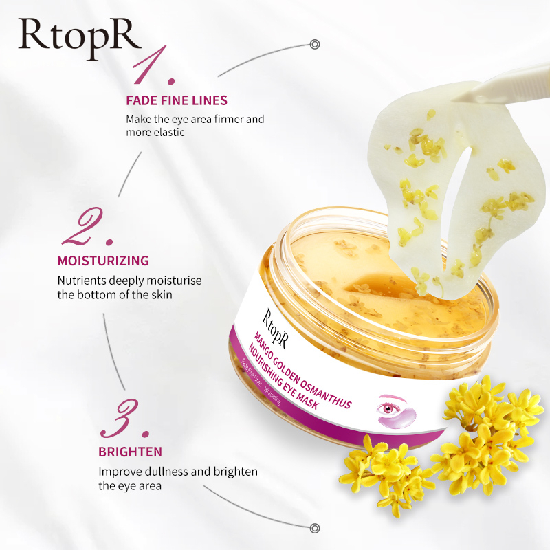 Rtopr มาสก์บํารุงรอบดวงตา ช่วยต่อต้านริ้วรอยแห่งวัย สีทอง จํานวน 40 ...