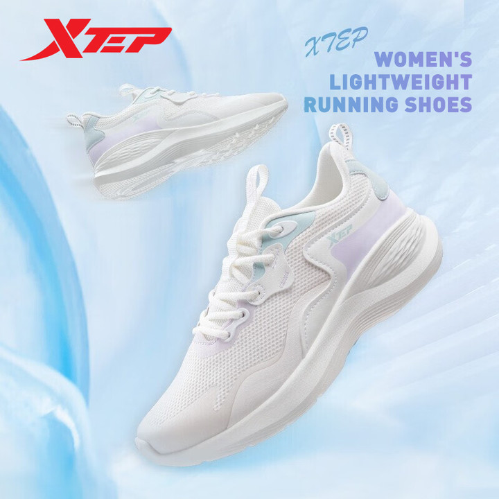 XTEP XINGYUN ผู้หญิง SS รองเท้าวิ่ง Shock Absorption Casual น้ําหนักเบาสบายน้ําหนักเบา Breathable Soft ชุด — รองเท้ากีฬา แบรนด์ Xtep ของแท้ 100% เช็คราคาจาก Shopee Lazada - รูปที่ 1