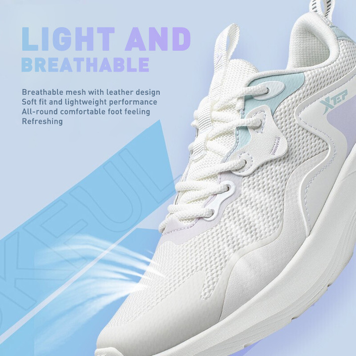 XTEP XINGYUN ผู้หญิง SS รองเท้าวิ่ง Shock Absorption Casual น้ําหนักเบาสบายน้ําหนักเบา Breathable Soft ชุด — รองเท้ากีฬา แบรนด์ Xtep ของแท้ 100% เช็คราคาจาก Shopee Lazada thumbnail 3