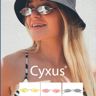 Cyxus แว่นตากันแดด เลนส์โพลาไรซ์ ทรงตาแมว ขนาดใหญ่ สไตล์วินเทจ แฟชั่นเรโทร สําหรับผู้หญิง -1999