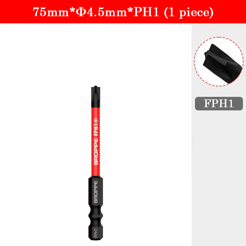 FPH1 FPH2 FPH3 Cross & Slotted ไขควงบิตสําหรับช่างไฟฟ้า,ปลายผสม ...