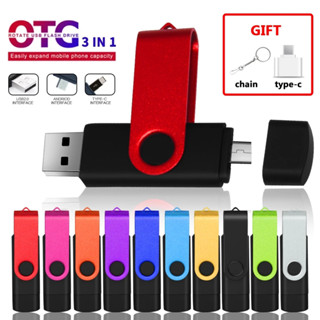 Otg แฟลชไดรฟ์ Usb 2.0 4Gb 8Gb 16Gb 32Gb 64Gb 128gb 2TB voor Android Mobiele Gratis Type-C