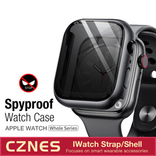 [ป้องกันการแอบมอง] เคสนาฬิกาข้อมือ กันกระแทก สําหรับ Iwatch S9 S8 S7 S6 SE 45 มม. 44 มม. 41 มม. 40 มม.