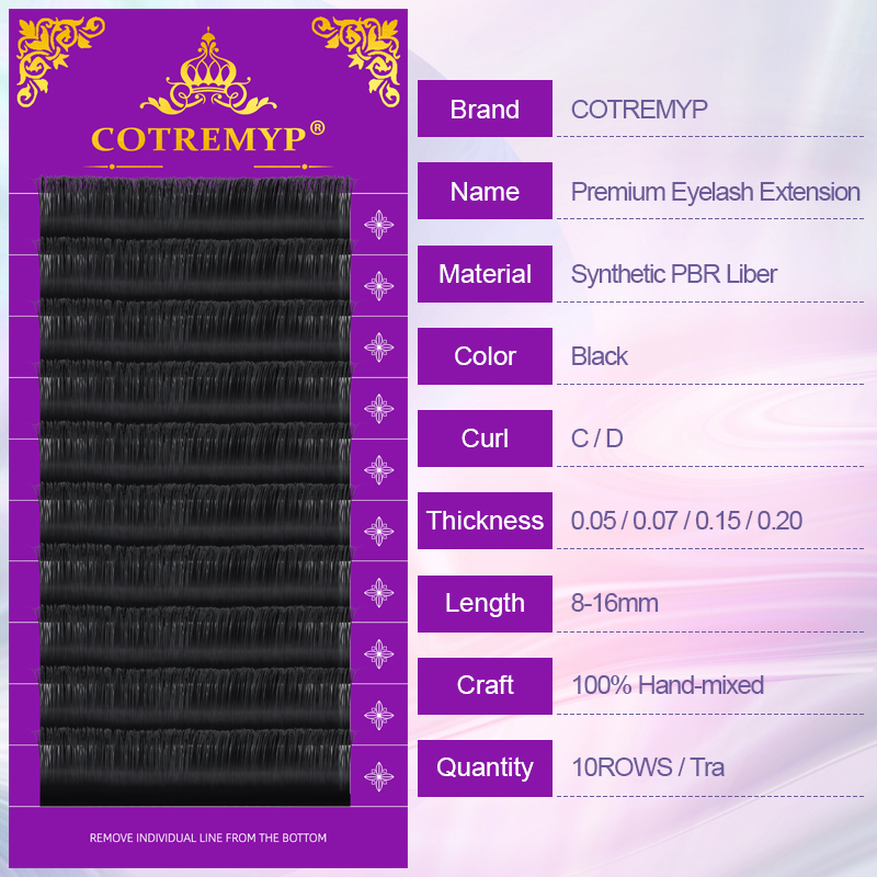 cotremyp-ขนตาปลอม-กึ่งถาวร-เนื้อแมตต์-สีดํา-10-แถว-j-b-cd-curl