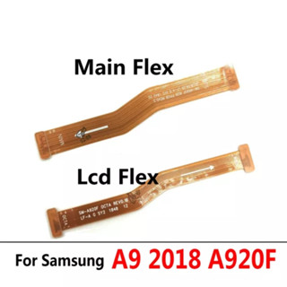 ใหม่ เมนบอร์ดหน้าจอ LCD สายเคเบิลอ่อน แบบเปลี่ยน สําหรับ Samsung Galaxy A9 2018 A920 A920F