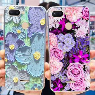 เคสโทรศัพท์ซิลิโคน TPU แบบนิ่ม ลายดอกไม้ สําหรับ Xiaomi Redmi 6 Xiomi Redmi 6 Redmi6