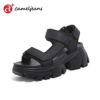 Cameljeans รองเท้าแตะ ส้นสูง ลําลอง เหมาะกับการเล่นกีฬา ชายหาด สําหรับผู้หญิง