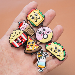 พร้อมส่ง กระดุมติดรองเท้า Crocs Jibbitz Pins สีสันสดใส สีมาการอง DIY