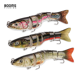 Booms เหยื่อตกปลาประดิษฐ์ MJ2 8 ส่วน 10 ซม. อุปกรณ์เสริม สําหรับตกปลา