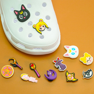 พร้อมส่ง กระดุมติดรองเท้า Crocs Jibbitz Pins หลากสีสัน DIY