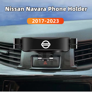 [Phone Holder] คลิปเมาท์ขาตั้งโทรศัพท์มือถือ อะลูมิเนียมอัลลอย อุปกรณ์เสริม สําหรับ Nissan navara 2017 2018 2019 2020 2021 2022 2023