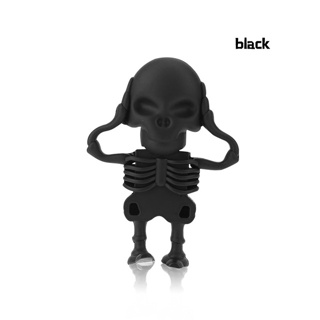 Skull แฟลชไดรฟ์ USB 2TB 128GB 64GB 32GB 16GB ความเร็วสูง มั่นคง ลายการ์ตูนน่ารัก สําหรับคอมพิวเตอร์ โทรศัพท์ 8GB