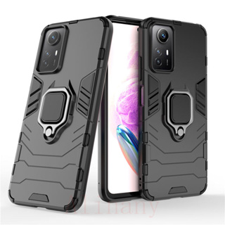 เคส Xiaomi Redmi Note 12s ฮาร์ดเคสกันกระแทกเคสโทรศัพท์ Hybrid Armor Shockproof Ring Case Redmi Note 12s Cover Stand