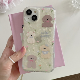 เคสโทรศัพท์มือถือแบบนิ่ม TPU ลายสุนัข สําหรับ iphone 15 Pro Max 14 Pro Max 13 Pro Max 12 Pro Max