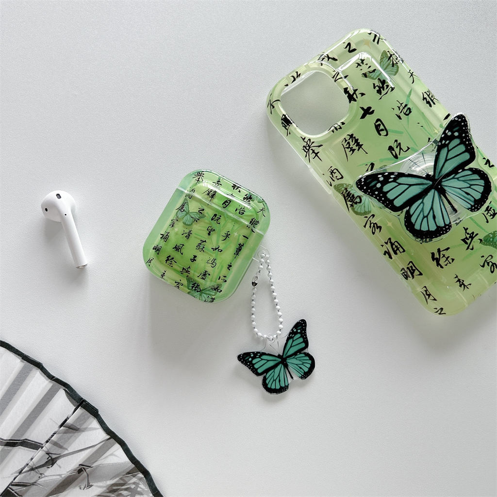 เคสหูฟังไร้สาย-ซิลิโคน-ลายการ์ตูน-สําหรับ-iphone-airpods-pro-airpods-1-2-3