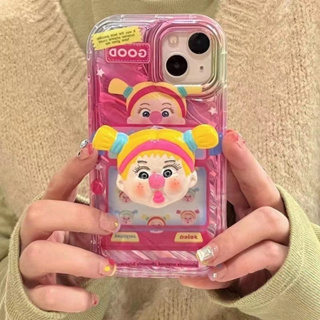 เคสโทรศัพท์มือถือ ลายการ์ตูนเด็กผู้หญิงน่ารัก กันกระแทก สําหรับ iPhone 14 Plus 13 Pro 12 Pro Max XSMAX XR X 7+8+