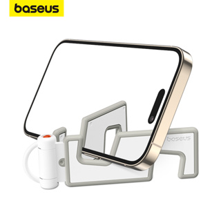 Baseus ขาตั้งโทรศัพท์มือถือ แบบพกพา พับได้ สากล ขนาดเล็ก เมาท์ยึด มั่นคง ขาตั้งไฟ บาง สําหรับ iPhone 14 13 12 Pro Max Samsung