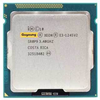 โปรเซสเซอร์ CPU YZX Xeon E3 1245 V2 E3 1245V2 E3-1245 V2 E3-1245V2 3.4G Quad Core LGA 1155