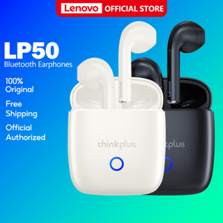 ภาพหน้าปกสินค้าLenovo LP50 หูฟังบลูทูธ ไร้สาย พร้อมไมโครโฟน ลดเสียงรบกวน 5.0 สําหรับเล่นกีฬา TWS Earphones With Mic ซึ่งคุณอาจชอบสินค้านี้