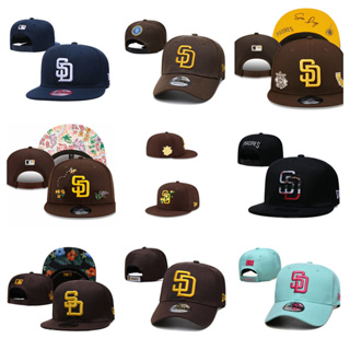 หมวกเบสบอล MLB San Diego Padres ปรับขนาดได้ สไตล์ฮิปฮอป