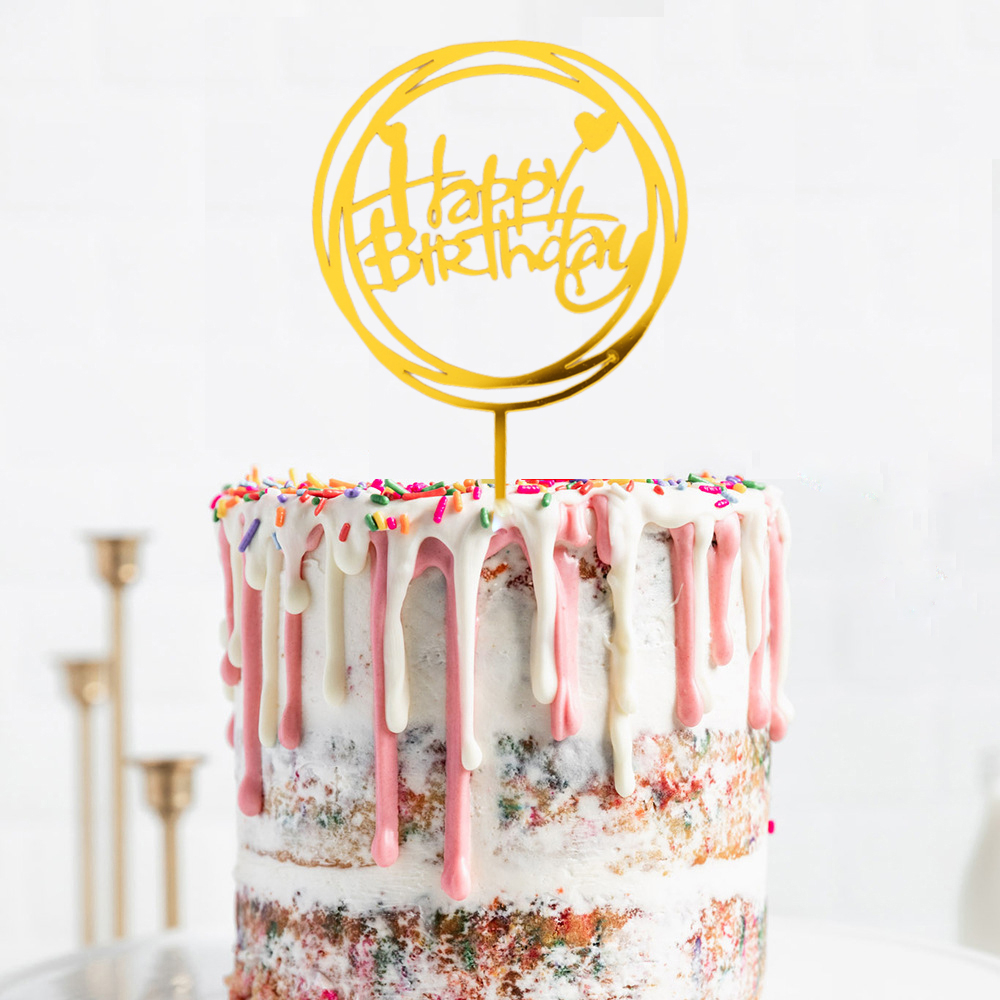 ท็อปเปอร์อะคริลิค-happy-birthday-26-แบบ-4-สี-สําหรับตกแต่งเค้กวันเกิด-คัพเค้ก-ขนมหวาน
