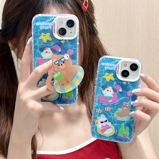 เคสโทรศัพท์มือถือ TPU แบบนิ่ม สองด้าน สําหรับ iphone 14 Pro Max 13 Pro Max 12 Pro Max