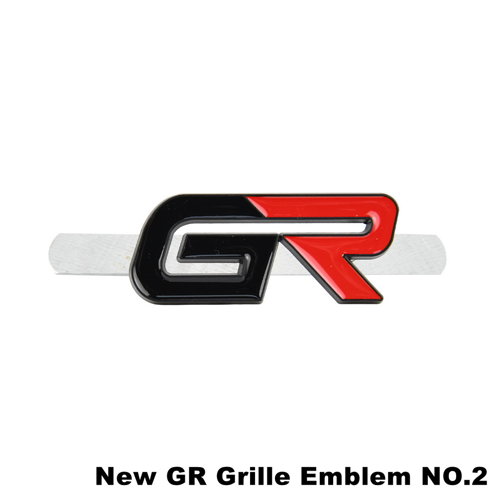3D สติ๊กเกอร์ติดรถGRโลโก้ติดกระจังหน้าGAZOO RACINGป้ายสําหรับ ...
