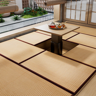 เสื่อหวายหนา สไตล์ญี่ปุ่น กันความชื้น สําหรับปูพื้นห้องนอน ห้องนั่งเล่น