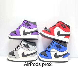 ใหม่ เคสหูฟัง รูปรองเท้า AJ สีม่วง สําหรับ AirPods Pro2 AirPodsPro 3rd Generation Airpods1Gen2Gen