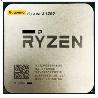 Yzx Ryzen 3 1200 R3 1200 3.1 GHz ซ็อกเก็ตเกมมิ่ง 0.014 micron Quad-Core Quad-Thread CPU Processor YD1200BBM4KAE Socket AM4