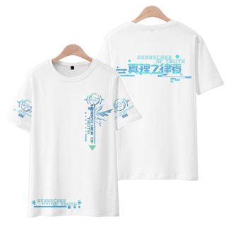 ใหม่ เสื้อยืดแขนสั้นลําลอง มีฮู้ด พิมพ์ลายอนิเมะ Honkai Impact 3 Bronya Zaychik 3D ทรงหลวม สไตล์ญี่ปุ่น สําหรับผู้ชาย และผู้หญิง