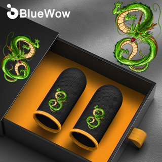 Bluewow 【Wishing Dragon】ถุงมือเล่นเกม มืออาชีพ ปลอกนิ้ว ป้องกันเหงื่อ สําหรับเล่นเกม