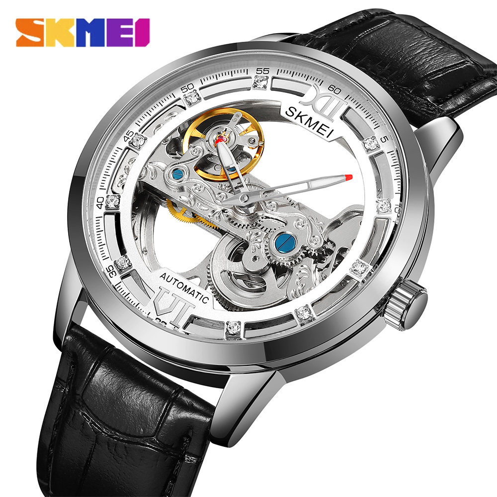 skmei-หน้าปัดใส-กลวง-ออก-ออกแบบ-นาฬิกาสําหรับผู้ชาย-หนัง-อัตโนมัติ-นาฬิกาข้อมือ-กลไก-หรูหรา-ผู้ชาย-กันน้ํา-นาฬิกาธุรกิจ