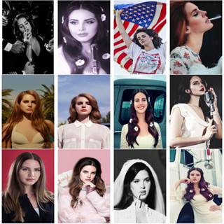 Lana Del Rey โปสเตอร์ วอลเปเปอร์ สติกเกอร์ตกแต่งผนังบาร์ ห้องนั่งเล่น A3