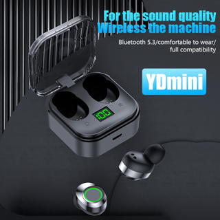 Tws YDmini ชุดหูฟังบลูทูธไร้สาย สเตอริโอ HiFi หน้าจอดิจิทัล LED สําหรับเล่นกีฬา