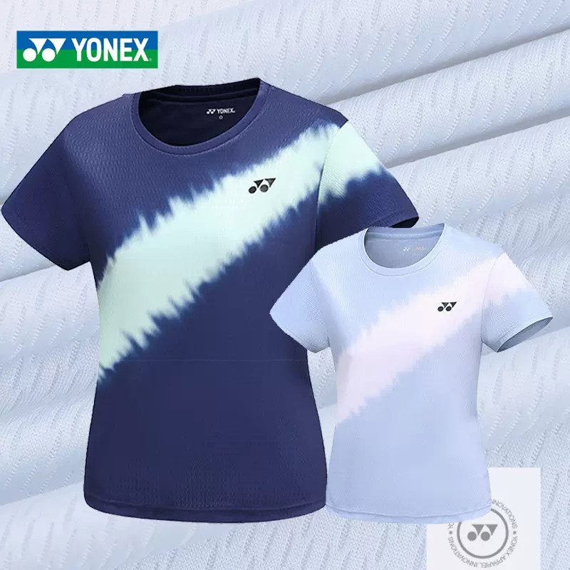 yonex-เสื้อกีฬาแบดมินตัน-แขนสั้น-แบบแห้งเร็ว-เหมาะกับฤดูร้อน-สําหรับผู้ชาย-และผู้หญิง