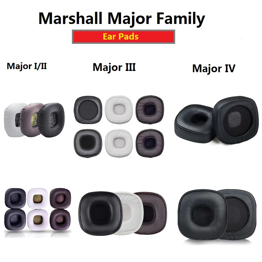 แผ่นฟองน้ําครอบหูฟัง-แบบเปลี่ยน-สําหรับ-marshall-major-i-ii-iii-iv-1-2-3-4