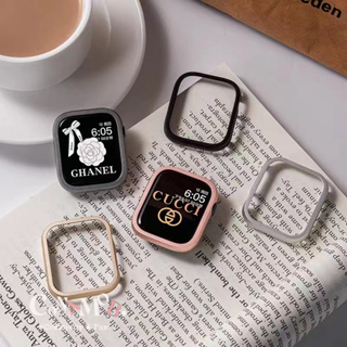 เคสนาฬิกาข้อมือ สเตนเลส โลหะ กลวง สําหรับ Apple watch Series 9 8 7 6 5 4 SE 3 2 1 40 มม. 44 มม. 41 มม. 45 มม. 38 มม. 42 มม.