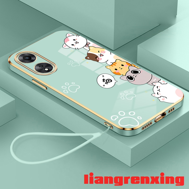 เคสโทรศัพท์มือถือ-ซิลิโคนนิ่ม-กันกระแทก-ลายการ์ตูนแมว-dddzm01-สําหรับ-oppo-reno-8t-4g-reno-8-t-2023-reno8-t-5g-2023-oppo-a78-5g