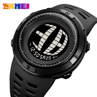 Skmei นาฬิกาข้อมือดิจิทัล หน้าจอ LED 3D กันน้ํา สไตล์สปอร์ต แฟชั่นสร้างสรรค์ สําหรับผู้ชาย