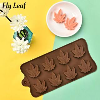 Fly Leaf แม่พิมพ์ซิลิโคน เรซิ่น รูปใบเมเปิ้ล แฮนด์เมด สําหรับทําพุดดิ้ง ช็อคโกแลต เยลลี่ เยลลี่ พลาสเตอร์ DIY