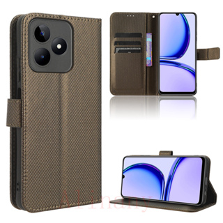 Realme C53 เคส PU Leather Case เคสโทรศัพท์ Stand Wallet Realme C53 C 53 เคสมือถือ Cover