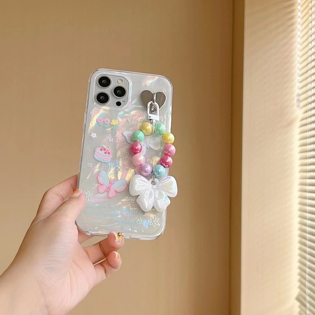 เคสโทรศัพท์มือถือ-tpu-แบบนิ่ม-ลายผีเสื้อ-สีสันสดใส-สําหรับ-iphone-14-14promax-14pro-11-12-12pro-12promax-13-13pro-13promax