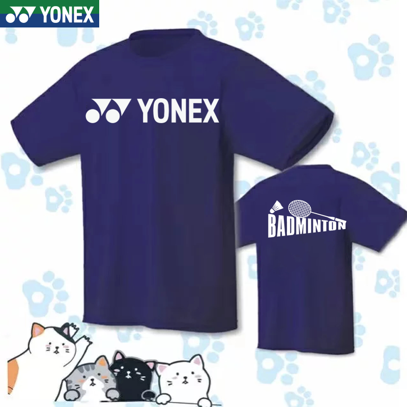 yonex-2023-ใหม่-เสื้อกีฬาแขนสั้น-ระบายอากาศ-แห้งเร็ว-สําหรับผู้ชาย-และผู้หญิง-เหมาะกับการวิ่ง-เล่นกีฬาแบดมินตัน