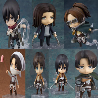 โมเดลฟิกเกอร์ Nendoroid Attack on Titan Eren Levi Mikasa Ackerman Hans Zoe ของเล่นสําหรับเด็ก