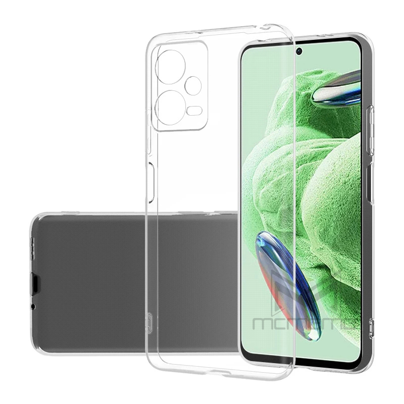 Coque Silicone Transparente Pour Xiaomi Redmi (14C, 13C, Note 13, 14, A5, A3) + Verre Trempé