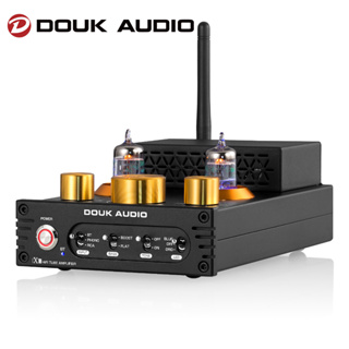 Douk Audio X1 เครื่องขยายเสียงสูญญากาศบลูทูธ สําหรับเครื่องเล่นแผ่นเสียง 160Wx2